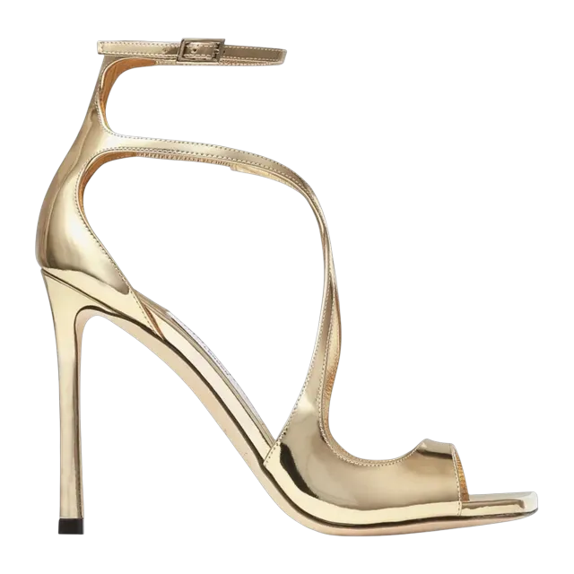 Jimmy Choo Azia 110Mm Gold — Authentic Jimmy Choo in stock at CLZTURE