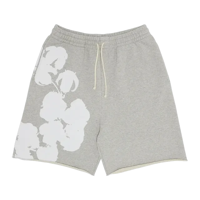 Denim Tears Big Cotton Wreath Sweatshirt Shorts Grey — Authentic at CLZTURE