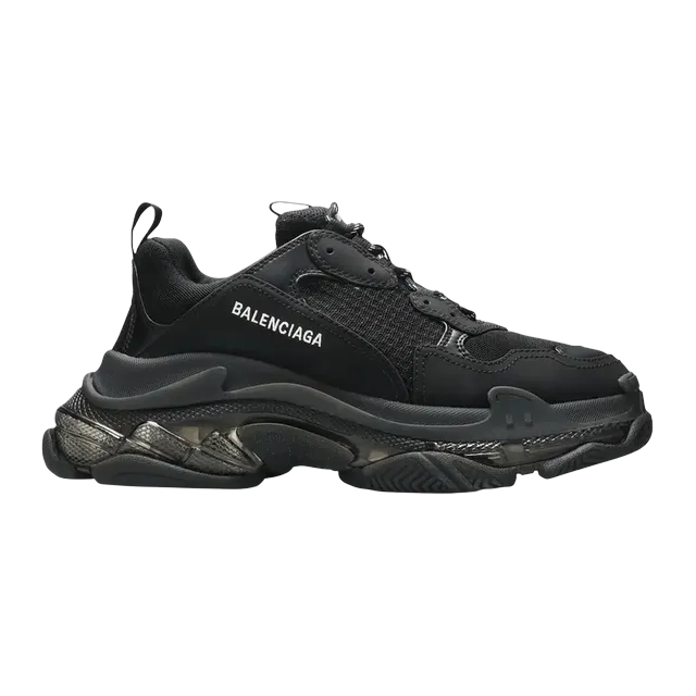 Balenciaga Triple S Clear Sole Black — Authentic Shoes & Footwear at CLZTURE