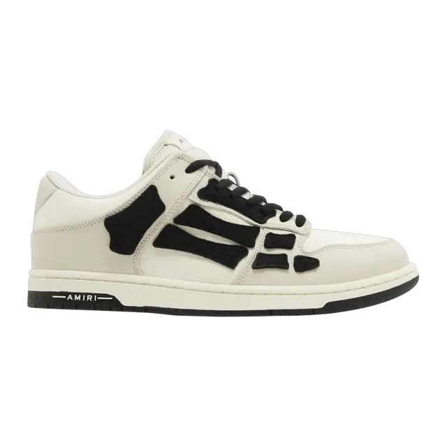 Amiri Ri Skel Top Light Beige Black — Authentic Shoes & Footwear at CLZTURE