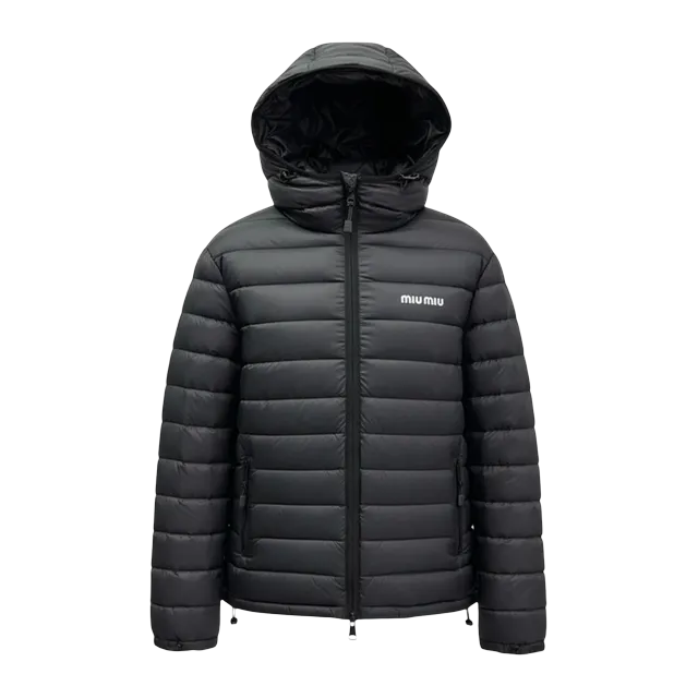Miu Miu Puffer Jacket Nylon Black — Authentic Jackets & Outerwear at CLZTURE