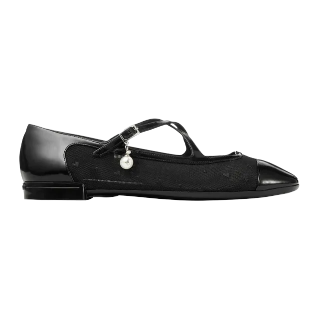 Jimmy Choo Eleri Ballerina Black — Authentic Jimmy Choo in stock at CLZTURE