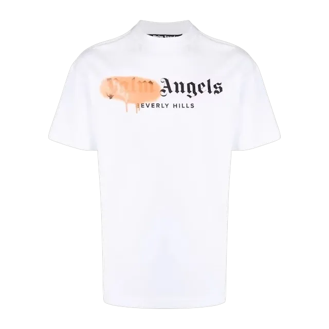 Palm Angels Beverly Hills Sprayed Logo White — Authentic at CLZTURE