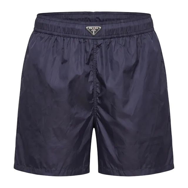 Prada Shorts De Bain Nylon Blue — Authentic Swimwear at CLZTURE