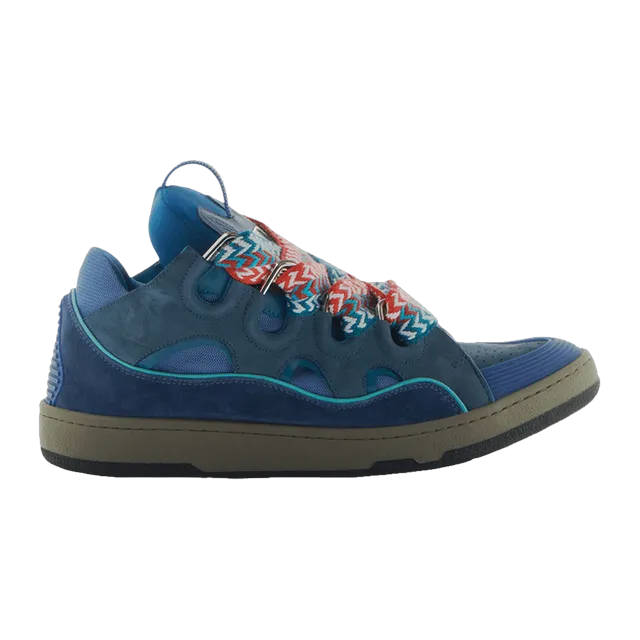 Lanvin Sneakers Curb Blue — Authentic Shoes & Footwear at CLZTURE