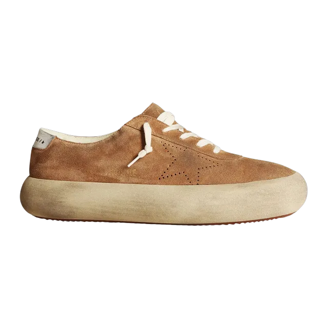 Golden Goose Sneakers Space-Star Brown — Authentic Shoes & Footwear at CLZTURE