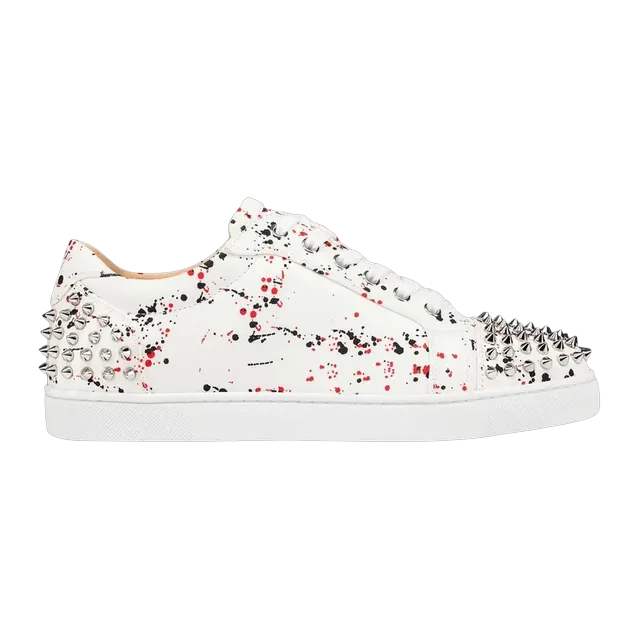 Christian Louboutin Seavaste 2 Flat Toile Splash — Authentic Christian Louboutin in stock at CLZTURE