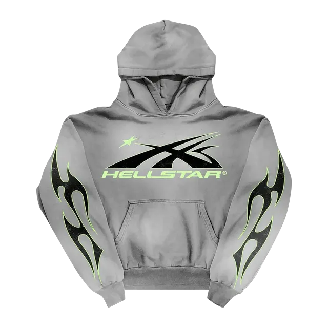 Hellstar Sport Hoodie Grey — Authentic Hoodies & Sweats at CLZTURE