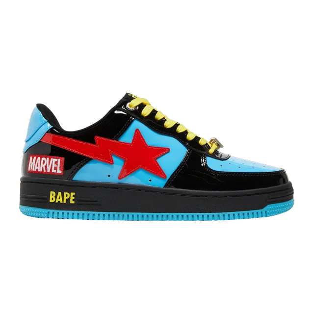 BAPE Marvel x Bapesta Black Widow — Authentic Shoes & Footwear at CLZTURE
