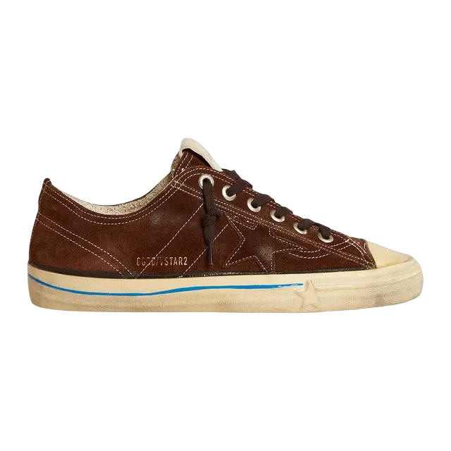 Golden Goose Sneakers V-Star Brown — Authentic Shoes & Footwear at CLZTURE