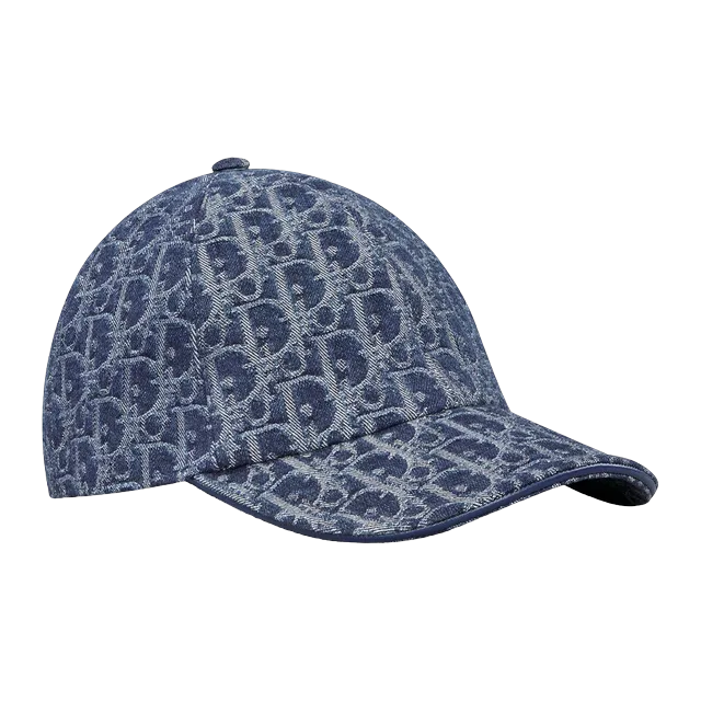 Dior Cap D-Player Oblique Blue — Authentic Caps & Beanies at CLZTURE