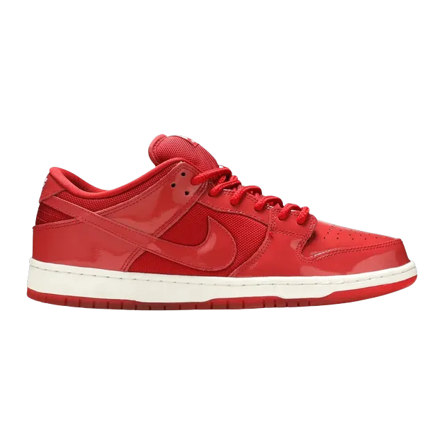 Dunk Low Pro SB Red Patent Leather — Authentic Shoes & Footwear at CLZTURE