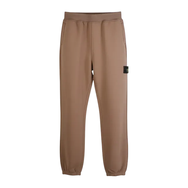 Stone Island Brushed Organic Jogger Brown — Authentic at CLZTURE