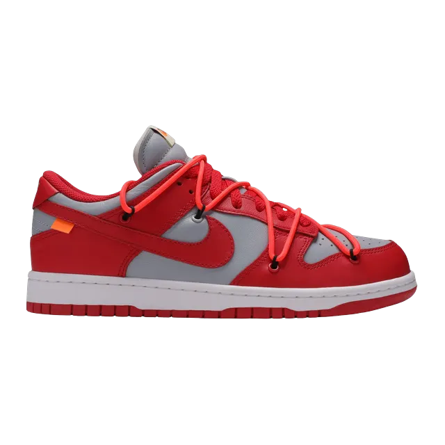 Off-White x Dunk Low University Red — Authentic Shoes & Footwear at CLZTURE