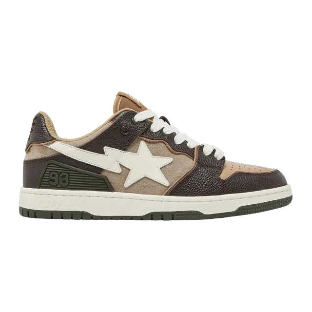 BAPE Sk8 Sta Beige Brown — Authentic Shoes & Footwear at CLZTURE