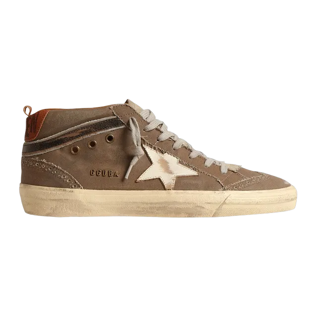 Golden Goose Sneakers Mid Star Brown — Authentic Shoes & Footwear at CLZTURE