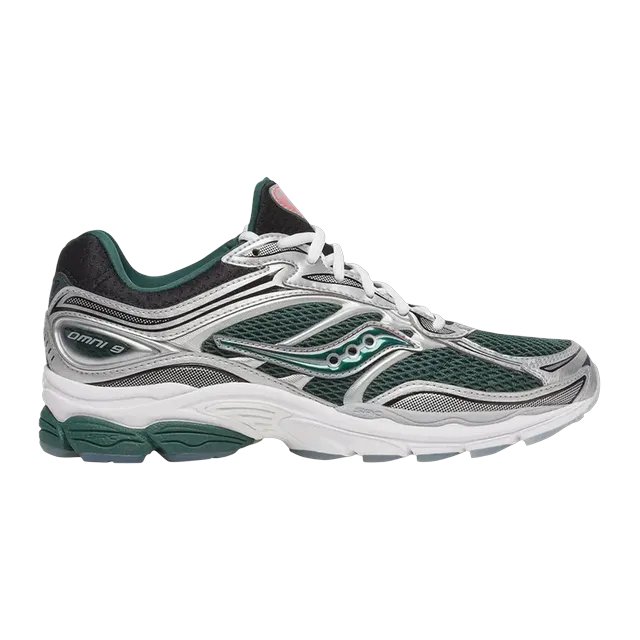 Saucony Progrid Omni 9 Green Black — Authentic Shoes & Footwear at CLZTURE