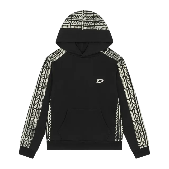 Denim Tears Mudcloth Hoodie Black — Authentic Denim Tears in stock at CLZTURE