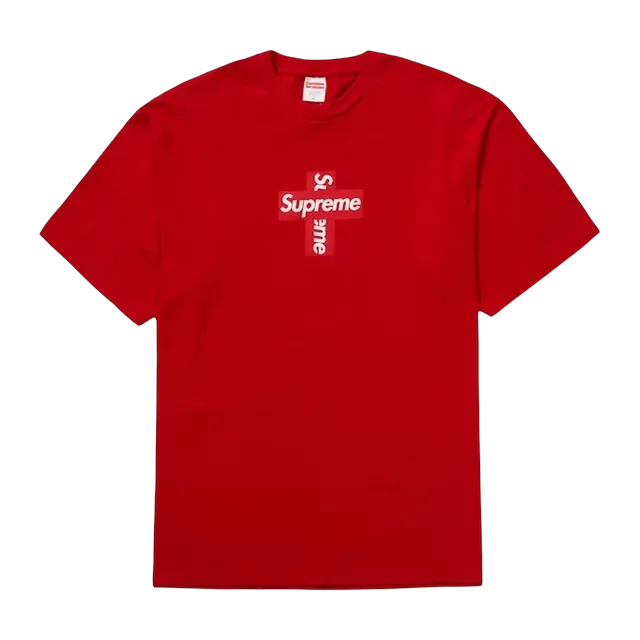 Supreme Box Logo Cross Red — Authentic Supreme in stock at CLZTURE