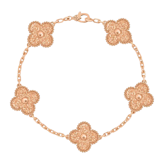 Van Cleef & Arpels Vintage Alhambra 5 Motifs Gold — Authentic Jewelry at CLZTURE