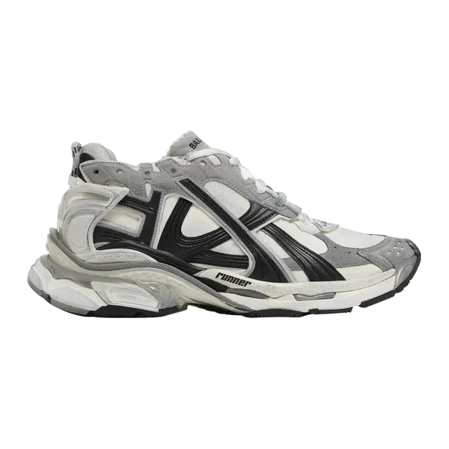 Balenciaga Runner Worn Out Grey White Black — Authentic Shoes & Footwear at CLZTURE