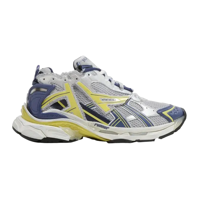 Balenciaga Runner White Blue Yellow — Authentic Shoes & Footwear at CLZTURE