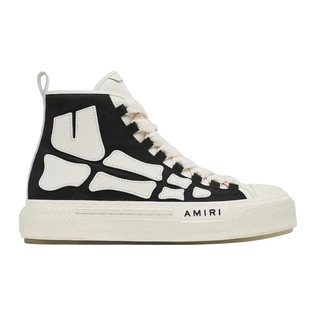 Amiri Skel Court Hi Black — Authentic Shoes & Footwear at CLZTURE