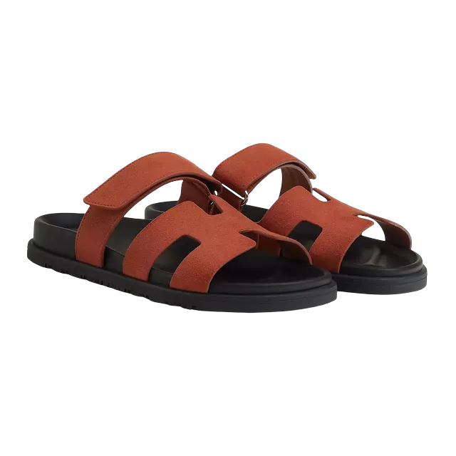 Hermès Sandals Chypre Brown — Authentic Shoes & Footwear at CLZTURE