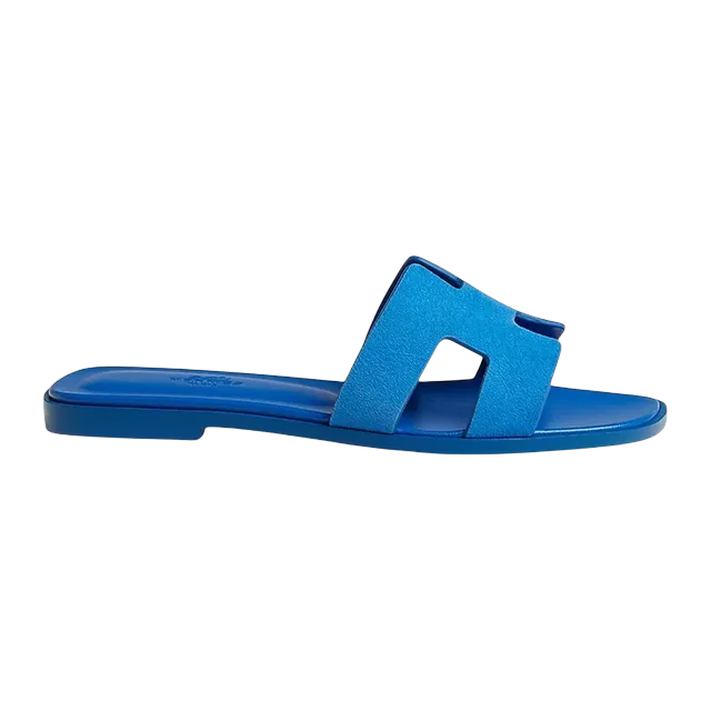 Hermès Oran Blue Pacific — Authentic Shoes & Footwear at CLZTURE