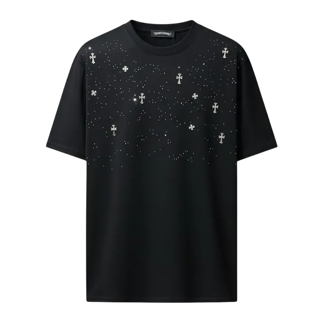 Chrome Hearts T-Shirt Cross Logo Black — Authentic Chrome Hearts in stock at CLZTURE