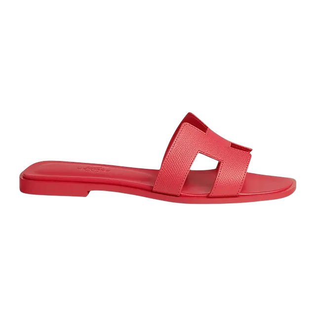 Hermès Oran Pink Grenade — Authentic Shoes & Footwear at CLZTURE