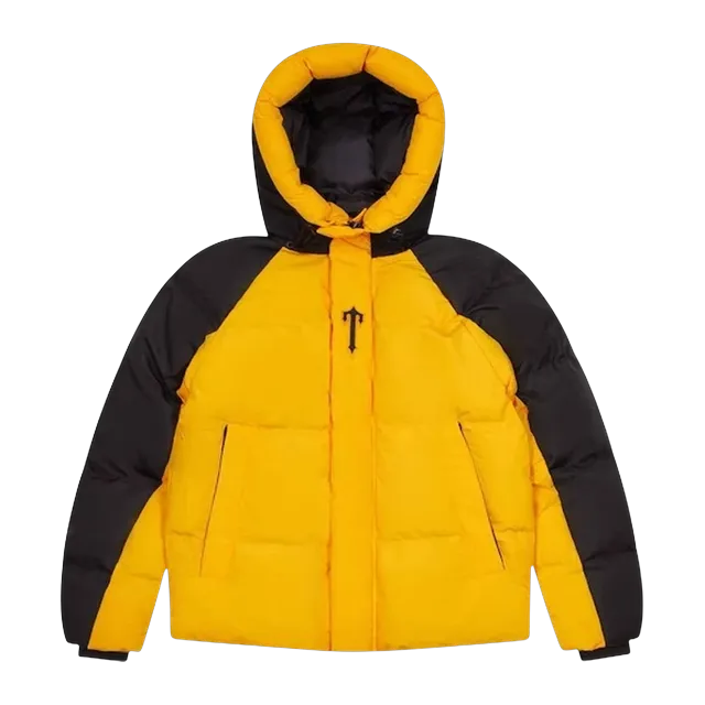Trapstar Irongate Arch Puffer Yellow Black — Authentic Jackets & Outerwear at CLZTURE