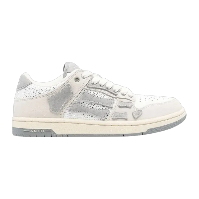Amiri Skel Top Low Birch Crystal Suede — Authentic Shoes & Footwear at CLZTURE