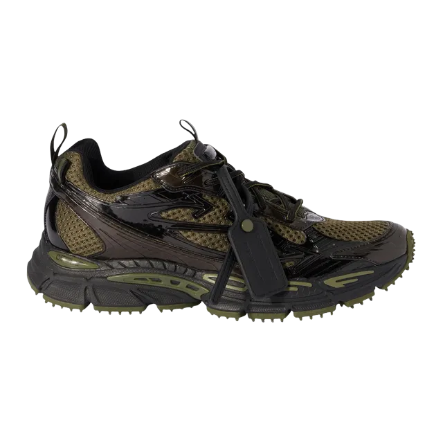Off-White Be Right Back Black Khaki — Authentic Shoes & Footwear at CLZTURE