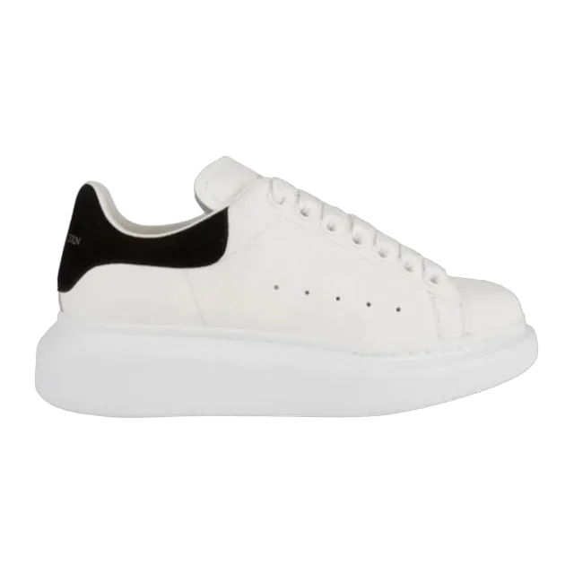 Alexander Mcqueen Oversized Black White Womans Trainers — Authentic Alexander McQueen at CLZTURE
