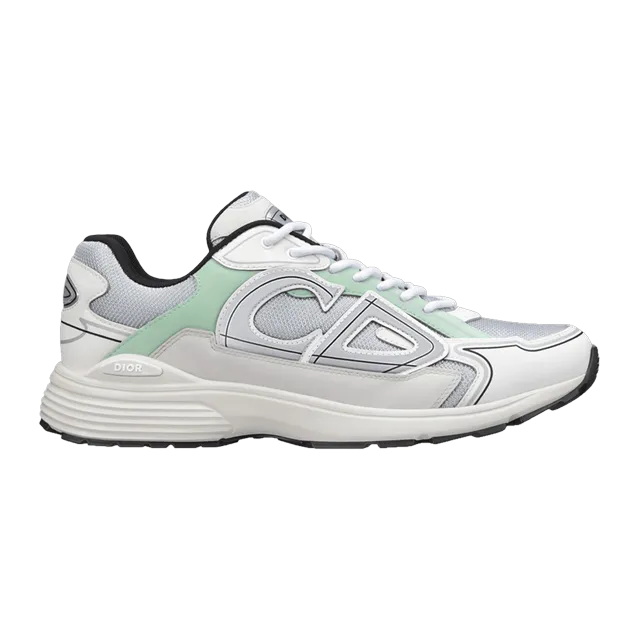 Dior Sneakers B30 Reflective Grey Light Green — Authentic Shoes & Footwear at CLZTURE