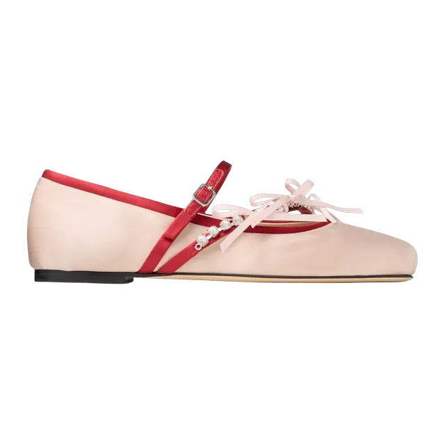 Jimmy Choo Loli Ballerina Pink — Authentic Jimmy Choo in stock at CLZTURE