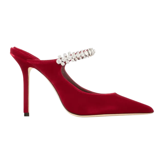 Jimmy Choo Bing 100Mm Red — Authentic Shoes & Footwear at CLZTURE