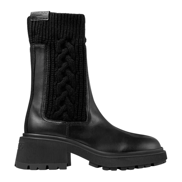 Jimmy Choo Tamia Flat Black — Authentic Boots at CLZTURE
