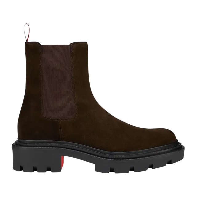 Christian Louboutin Devon College Coffee — Authentic Boots at CLZTURE