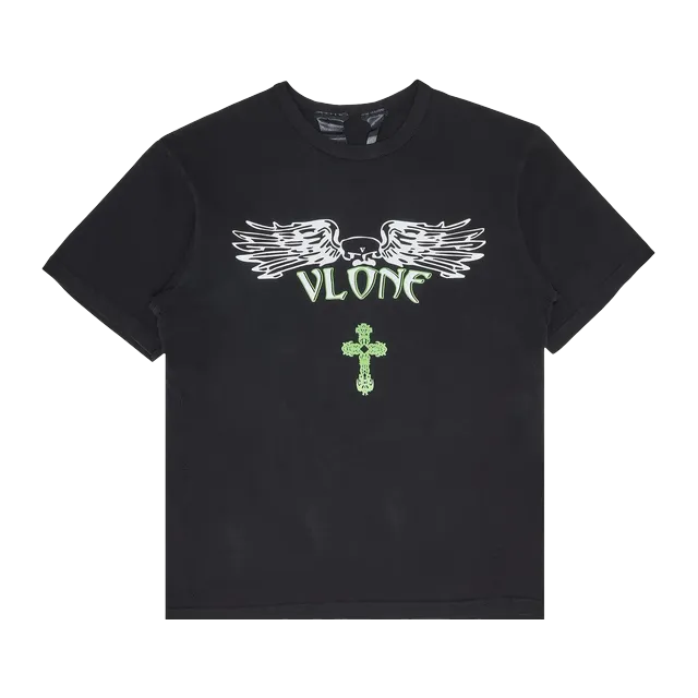 Vlone Support T-Shirt Black — Authentic Vlone in stock at CLZTURE