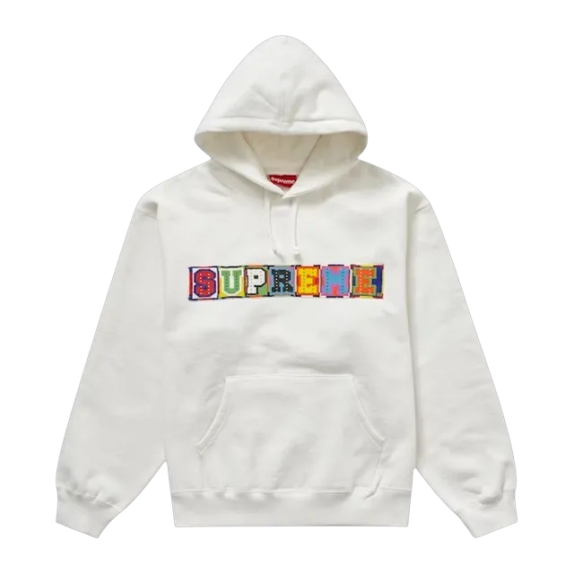 Supreme Beaded Hooded White — Authentic Hoodies & Sweats at CLZTURE
