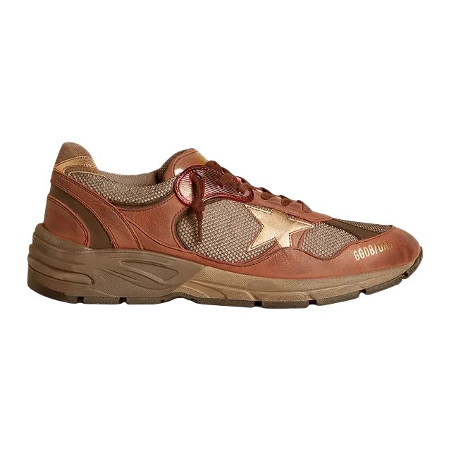 Golden Goose Sneakers Running Dad-Star Brown — Authentic Shoes & Footwear at CLZTURE