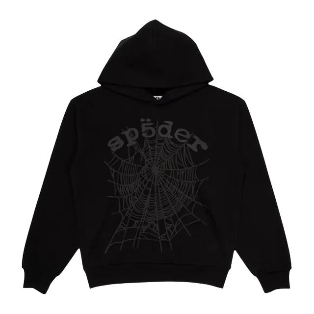Sp5der Phantom Web Hoodie Black — Authentic Hoodies & Sweats at CLZTURE