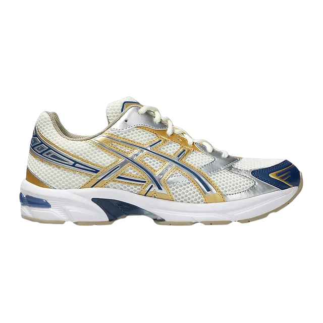 ASICS Gel 1130 Cream Pure Silver Gold Blue — Authentic Shoes & Footwear at CLZTURE