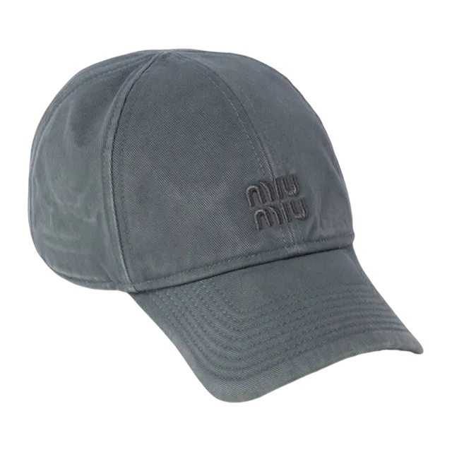 Miu Miu Cap Drill Grey — Authentic Miu Miu in stock at CLZTURE