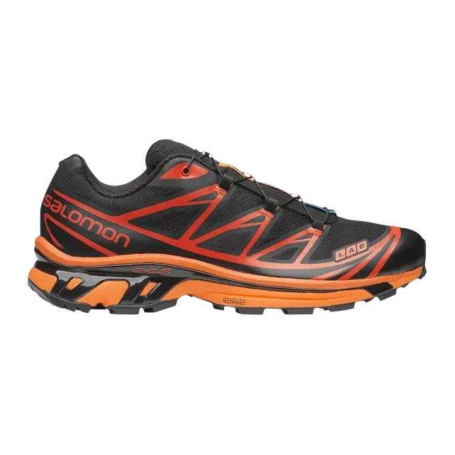 Salomon Xt-6 Black Vibrant Orange — Authentic Shoes & Footwear at CLZTURE