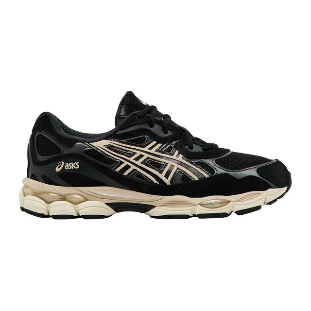 ASICS Gel NYC Black Cream — Authentic Shoes & Footwear at CLZTURE