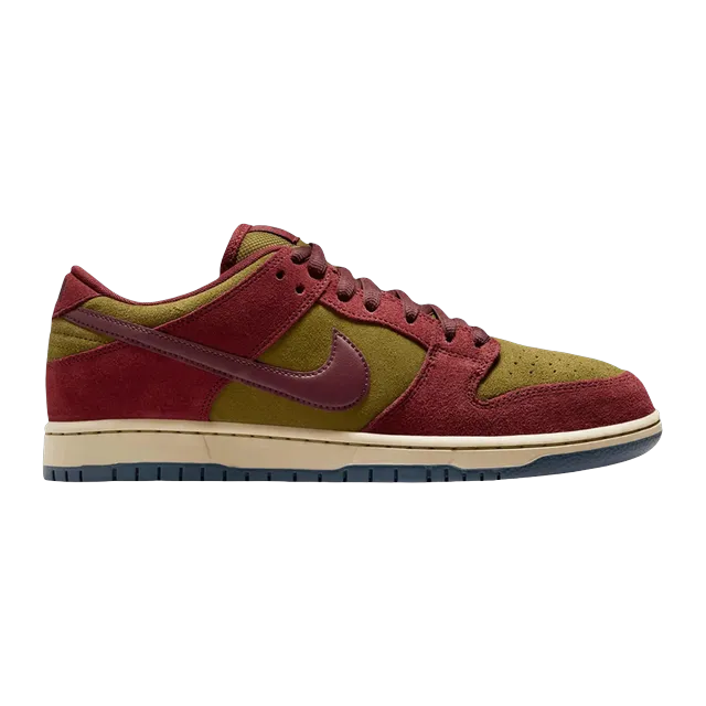 Dunk Low SB Dark Team Red Olive Flak — Authentic Nike in stock at CLZTURE