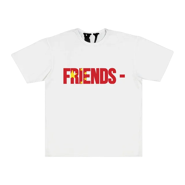 Vlone Friends – Chn T-Shirt White — Authentic T-Shirts at CLZTURE